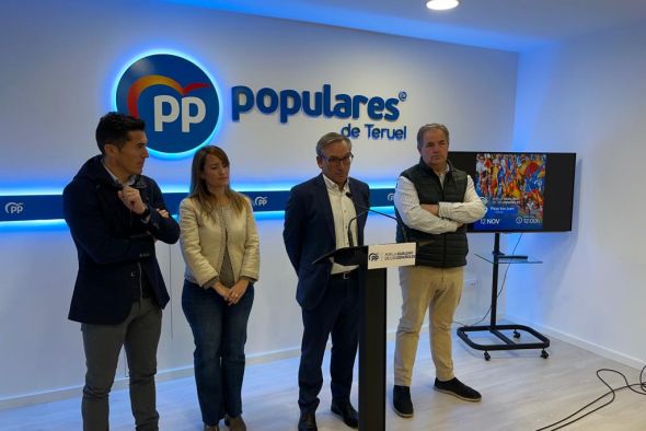 El PP de Teruel llama “a toda la gente de bien” a manifestarse este domingo contra la amnistía