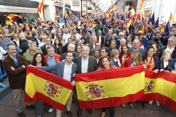 12N: Unas 30.000 personas, según el PP, salen a la calle en Zaragoza para dar la batalla contra la impunidad