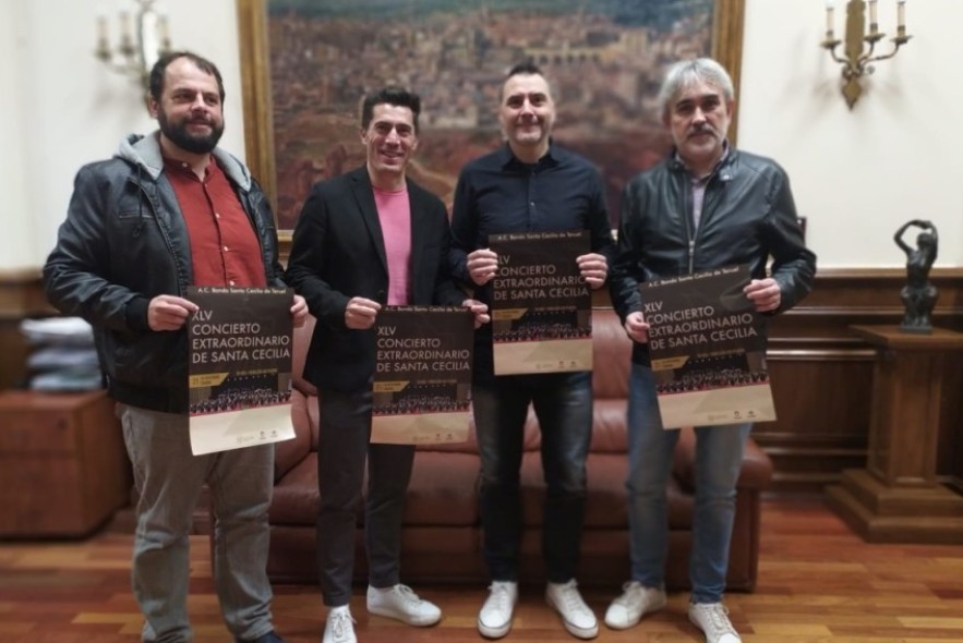 La Banda de Música de Teruel celebrará Santa Cecilia con música programática