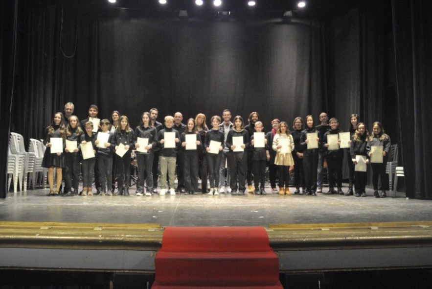 Brillante homenaje del Conservatorio  de Teruel a la patrona de todos los músicos