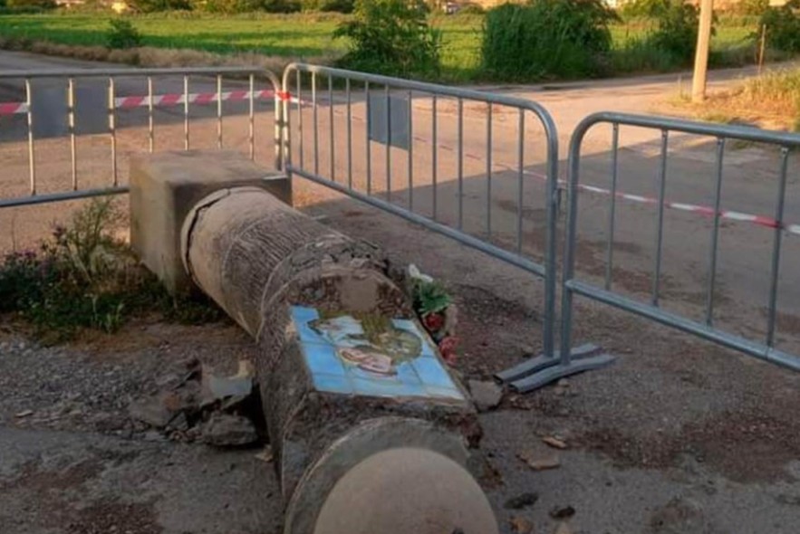 El Ayuntamiento de Alcañiz repondrá el pilón de San Antonio con un nuevo monumento realizado en piedra natural por el escultor José Miguel Abril