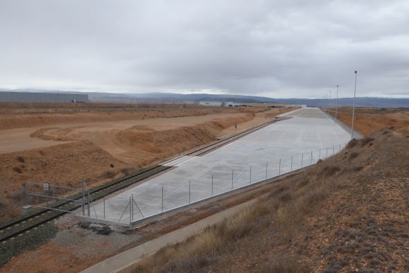 Finalizada en Platea la primera fase de la ampliación del apartadero ferroviario como terminal de carga