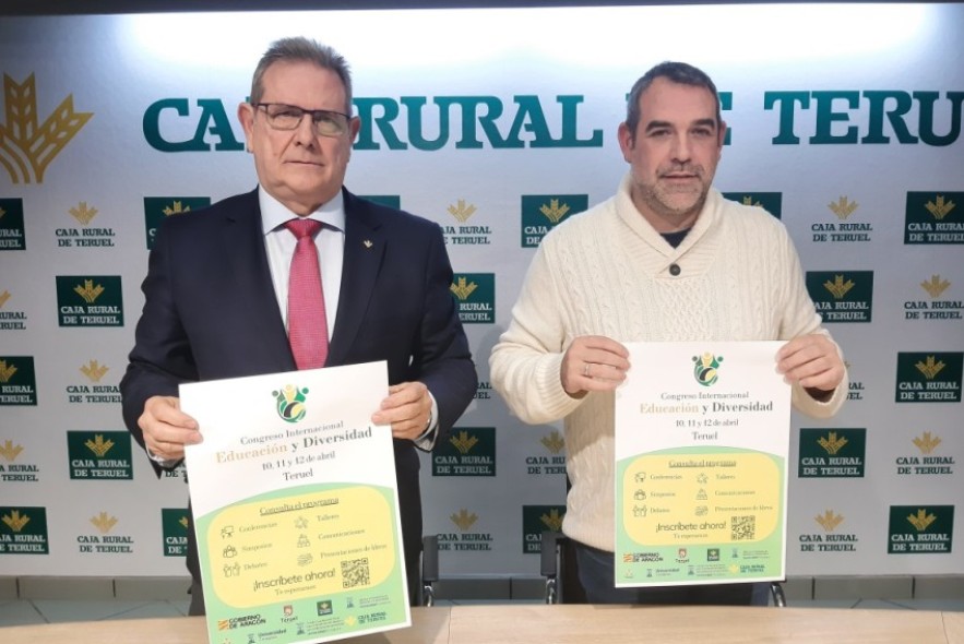 La Cátedra Caja Rural de Teruel celebrará su primer Congreso Internacional de Educación y Diversidad del 10 al 12 de abril