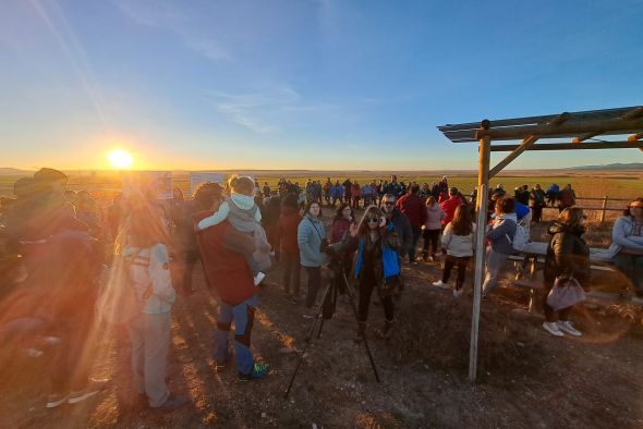 La edición 26 de la Fiesta de las Grullas se convierte en una de las más multitudinarias de su historia