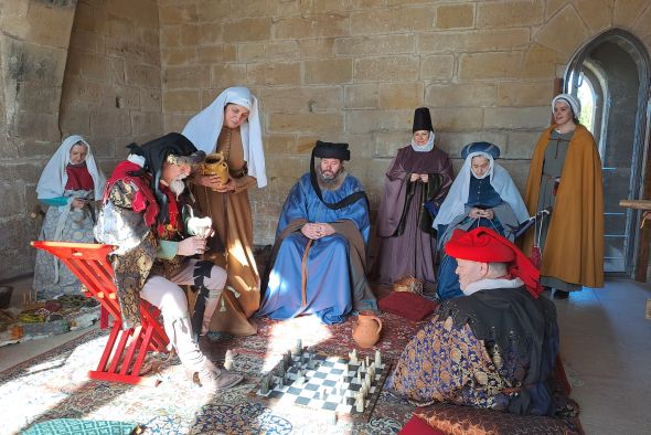 El Castillo de Alcañiz recrea la vida de los nobles y los calatravos en tiempo de La Concordia