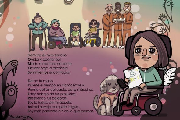 Alba Noelía Escuín: protagonista del mes de diciembre en el Calendario Pioneras: La sociedad nunca ha tenido en cuenta las necesidades de las mujeres con discapacidad