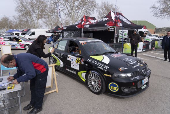 El regreso del Rally de Teruel invade las vías de la comarca