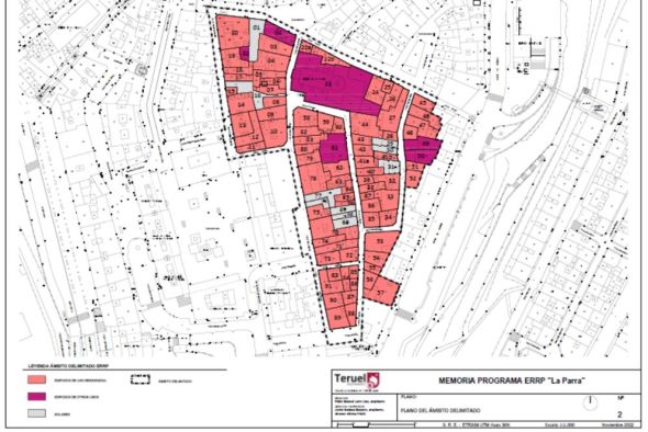 Luz verde a las solicitudes de ayudas para la rehabilitación de edificios en el entorno de La Parra, en Teruel