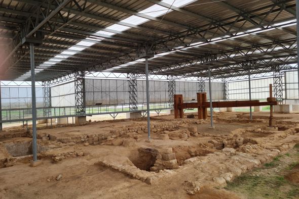 El yacimiento de la Loma del Regadío de Urrea de Gaén contará con un centro de visitantes