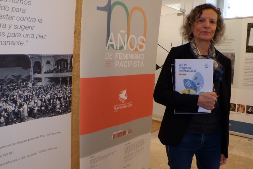 Concha Gaudó, comisaria de la exposición '100 años de WILPF': “En este momento es más necesario que nunca trabajar por la paz y ayudar a las víctimas”