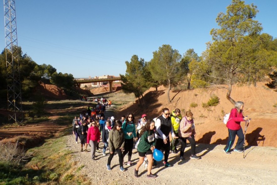 La andada por la salud de Teruel bate récord  de participación en Las Arcillas