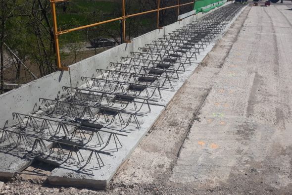 Las obras del puente de Santa Eulalia estarán terminadas a mitad del mes de mayo