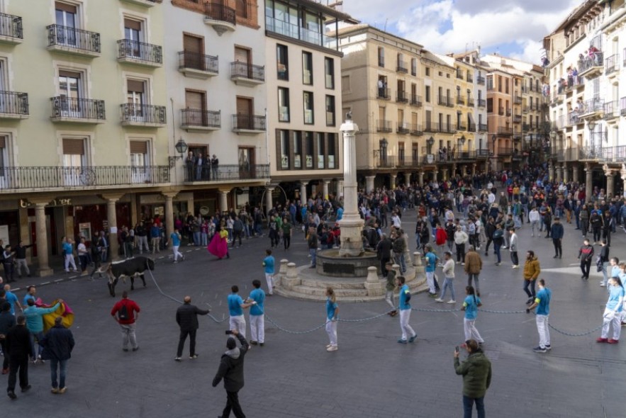 Dos ensogados demasiado tranquilos apenas hicieron correr en el festejo a los aficionados