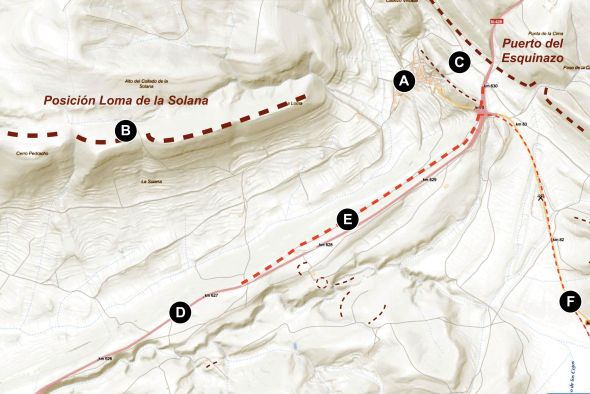 La Loma de la Solana de Cañada Vellida, pieza clave del complejo defensivo republicano