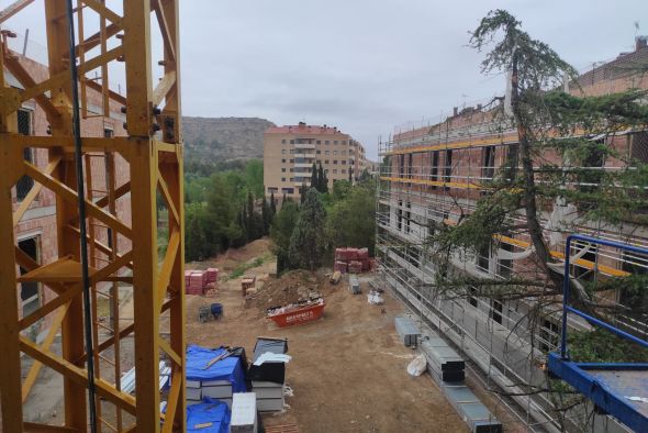 La residencia de mayores que se está construyendo en Alcañiz tiene previsto abrir las puertas a principios de 2025