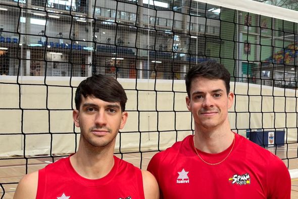 Rubén López y Emilio Ferrández, color naranja en la selección de voley de cara a la Liga Europea