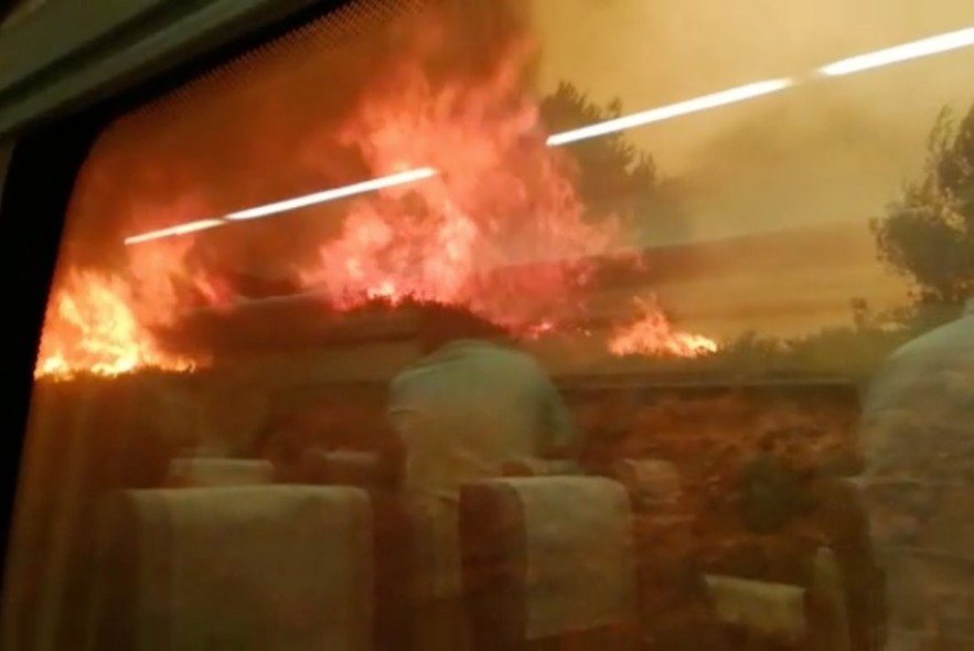 Un informe señala que la Central de Prevención tuvo tiempo de parar el tren en el incendio de Bejís