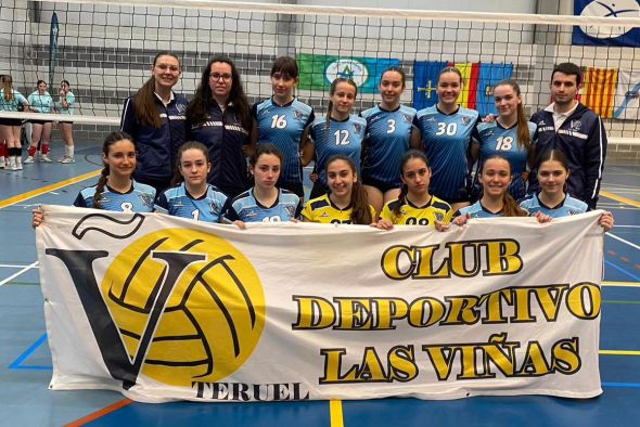 Los chicos de Las Viñas pelearán por el puesto 15 en el Campeonato de España de Voley Cadete