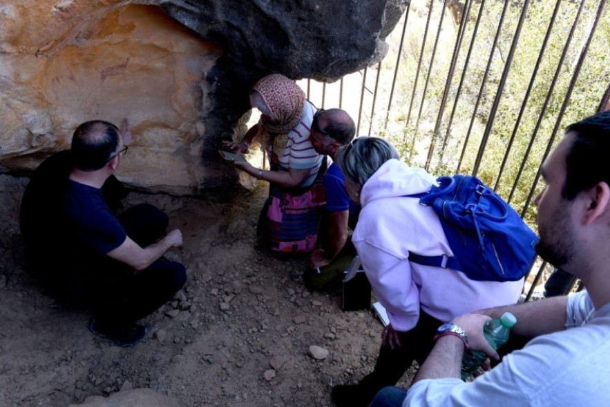 Proponen la creación de un Parque Cultural del Río Guadalope en torno a pinturas rupestres del Bajo Aragón