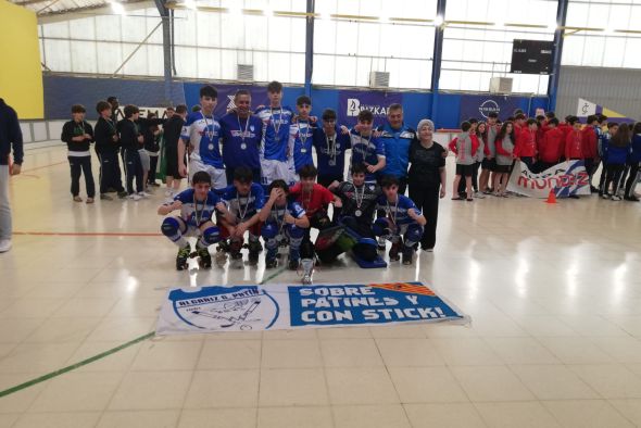 El infantil del Alcañiz Club Patín se clasifica para el Campeonato de España de Hockey