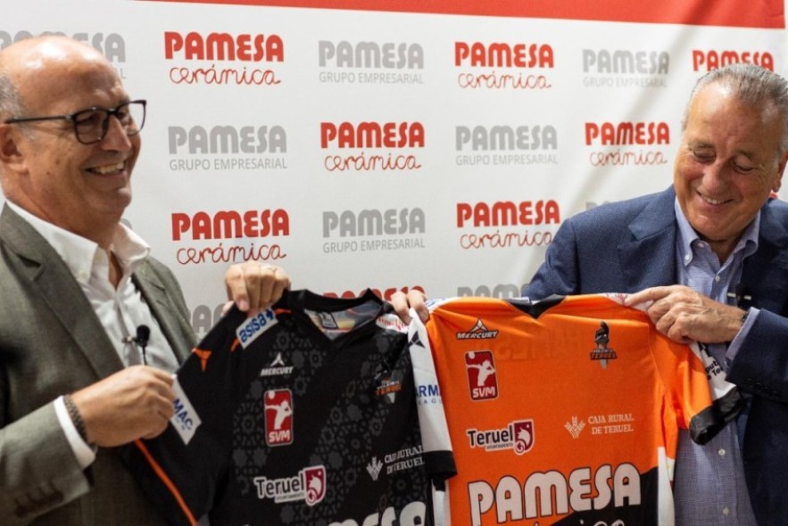 Pamesa Cerámica renueva su patrocinio con el Pamesa Teruel Voleibol por dos temporadas más
