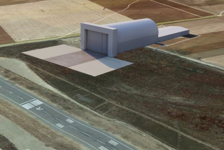 ASCH levantará el hangar y la nave para aeronaves estratosféricas a la que optará Sceye en el aeropuerto