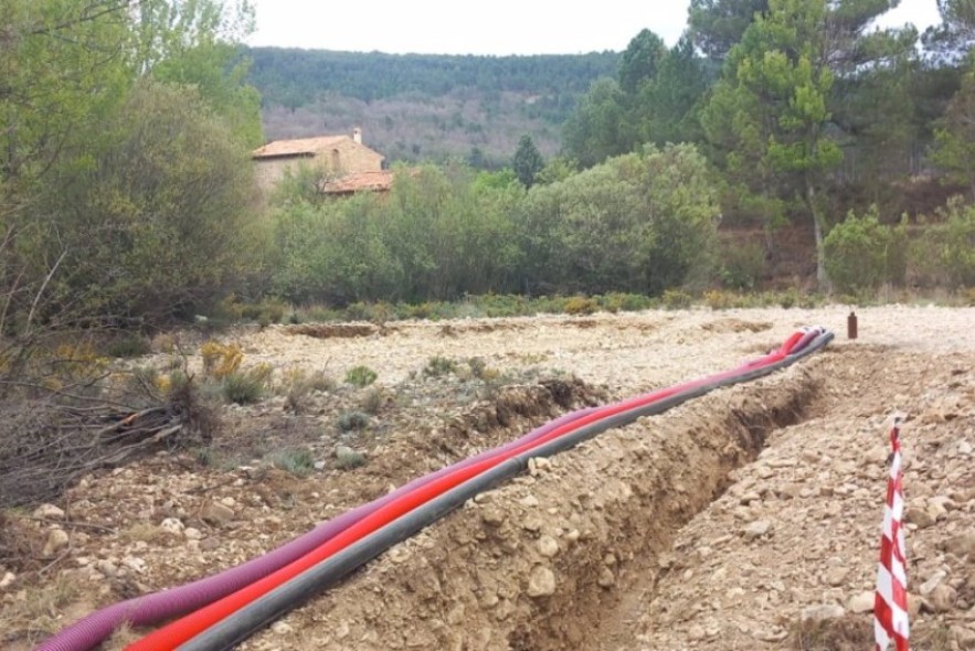 Obras en La Iglesuela  del Cid para mejorar el servicio de agua potable