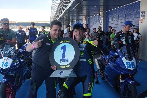 Raúl Navarrete, otra vez la Yamaha mejor clasificada en la Copa de España, en Jerez