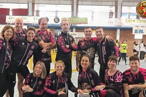 Color turolense en la VII Copa de Aragón de Datchball
