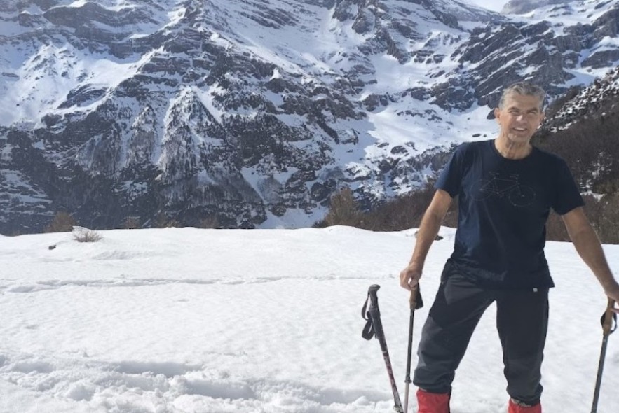 El turolense Álvaro Vallés quiere alcanzar la cima en los Andes