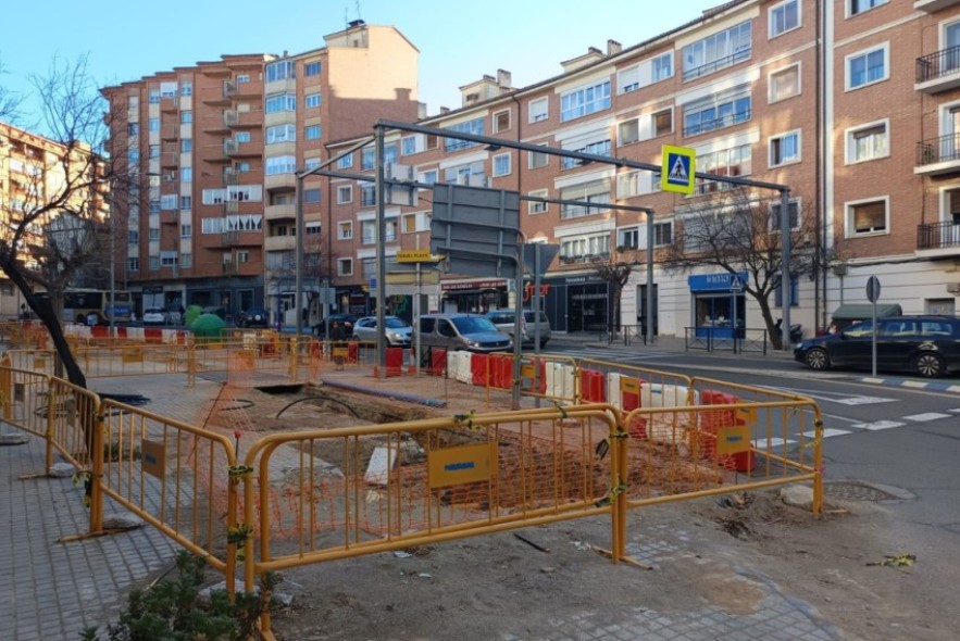 Las obras de la avenida Sagunto obligan a cortar un nuevo tramo de la vía a partir del lunes