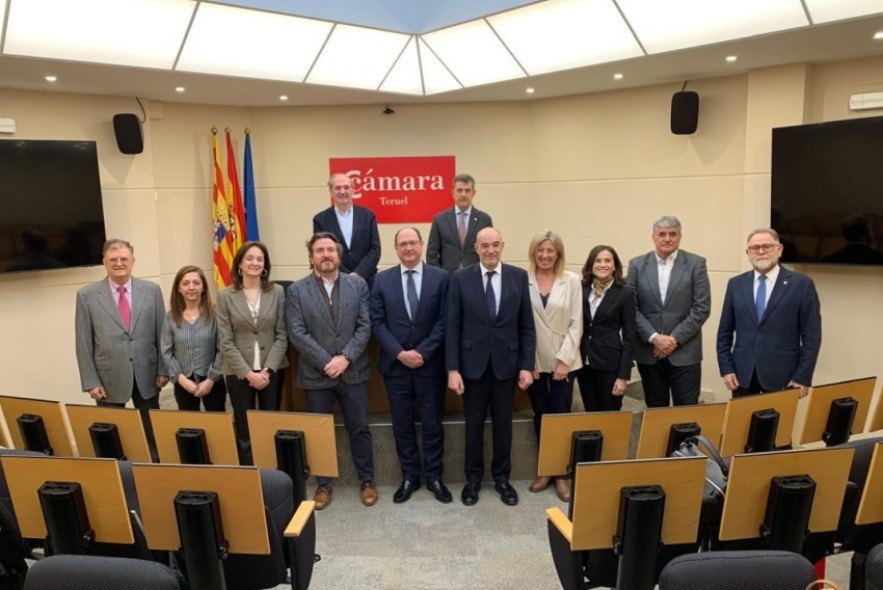 La Corte Aragonesa de Arbitraje y Mediación se reúne en la Cámara de Comercio de Teruel
