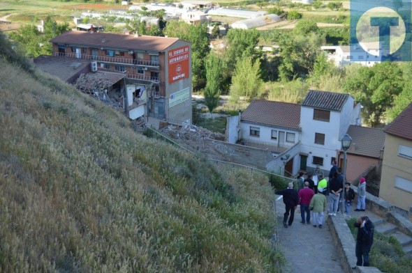 Autorizan a volver a casa a 43 de los 58 afectados por el derrumbe de Pui Pinos en Alcañiz