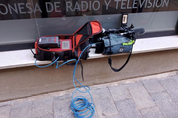 La caída del suministro eléctrico condicionó  las emisiones de radio y televisión en Teruel
