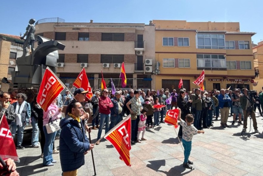 CCOO y UGT solicitan la creación de empleo de calidad ligado al sector industrial en el Primero de Mayo