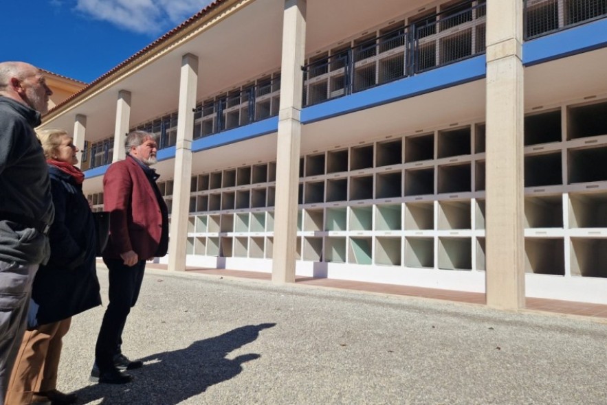 El cementerio municipal de Teruel se amplía con 273 nuevos nichos y 112 columbarios