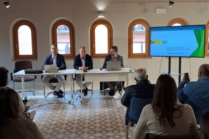 Alcorisa explica al Instituto para la Transición Justa su necesidad de suelo industrial