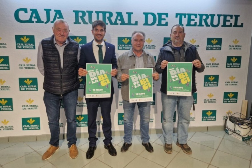 Más de 2.000 aficionados al ciclismo recorrerán las calles de Teruel el domingo 18 de mayo en el Día de la Bicicleta