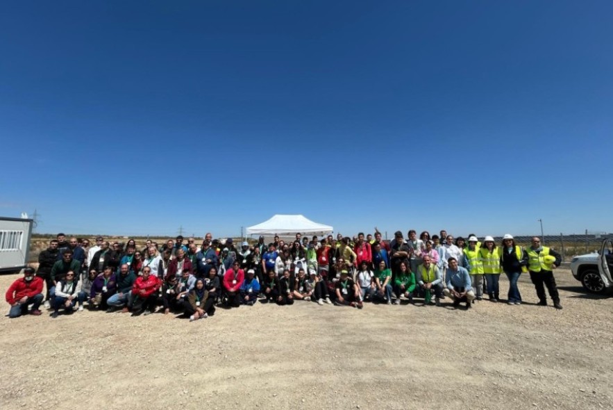 Los centros educativos de Andorra visitan  el parque fotovoltaico Mudéjar de Endesa