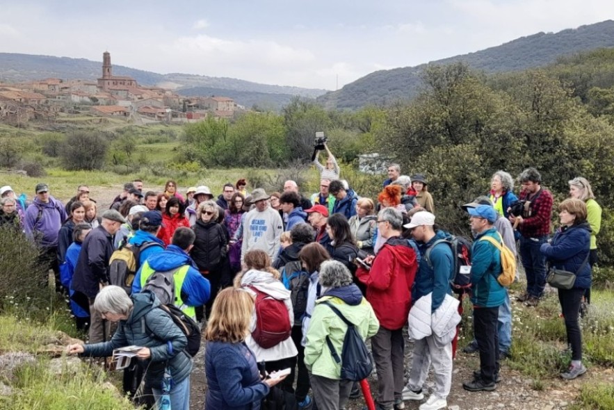 El XX Geolodía de la provincia de Teruel muestra la paleodiversidad de los mares y costas del Paleozoico en Santa Cruz de Nogueras