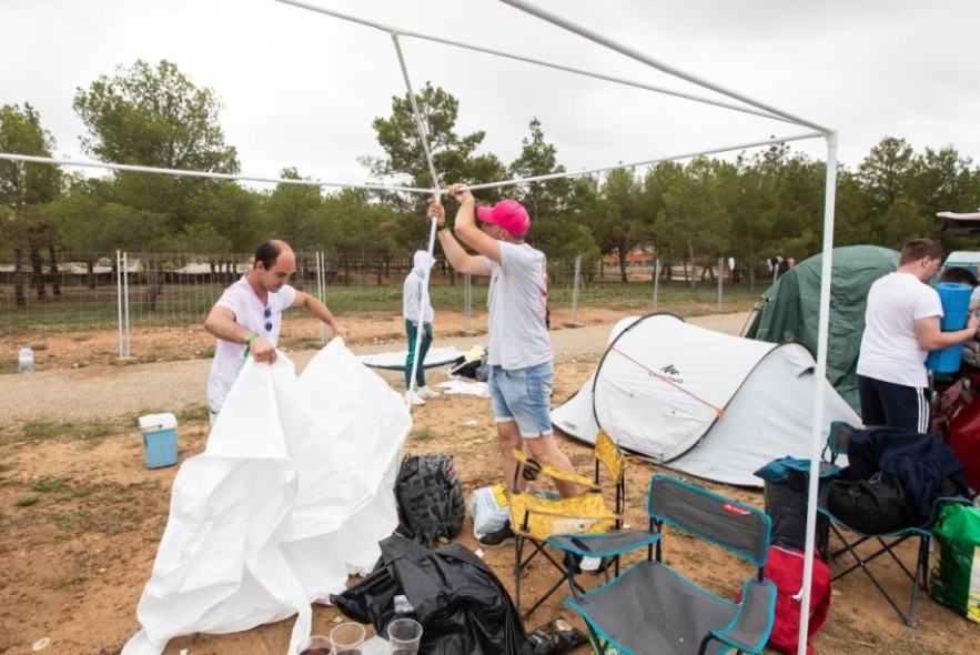 El Ayuntamiento acondicionará una zona de acampada en Las Viñas para 2.000 personas durante la Vaquilla