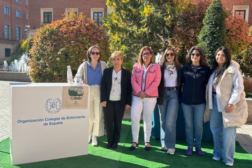 Las enfermeras turolenses visibilizan la importancia de su labor en el Día Internacional de la Enfermería