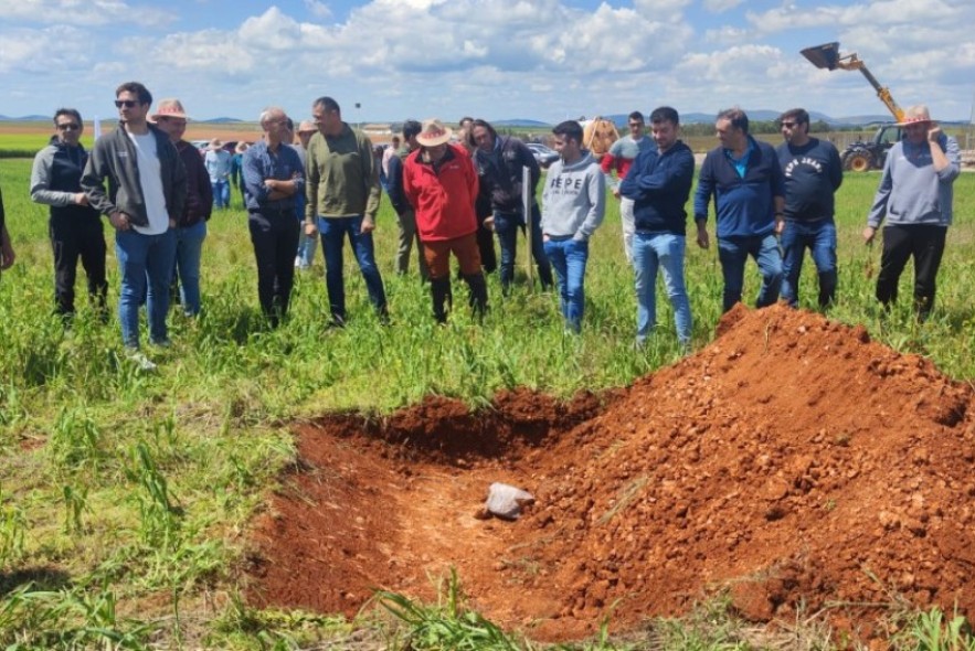 Los agricultores comprueban el resultado de prácticas de manejo que mejoran el suelo