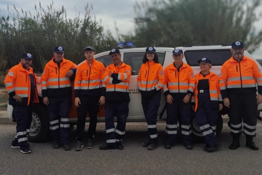 Protección Civil del Bajo Martín recibe la Placa al Mérito por  su labor en Cueva Foradada