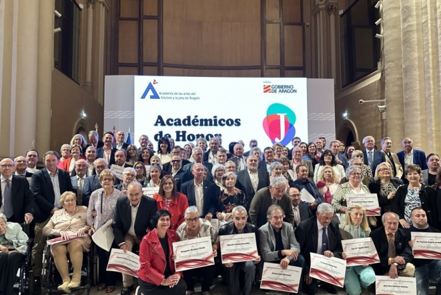 Veintiún turolenses pasan a formar parte de la Academia del Folclore y la Jota de Aragón