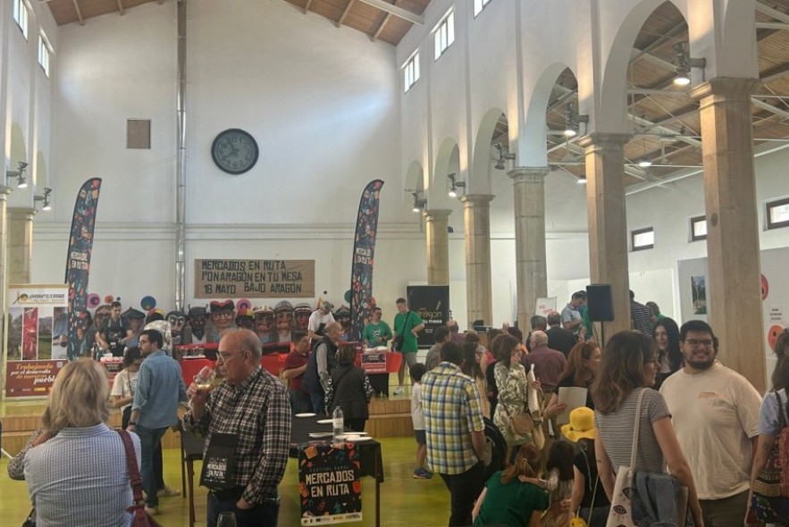 ‘Mercados en Ruta’ concluye en Alcañiz y reivindica el alimento local como motor rural