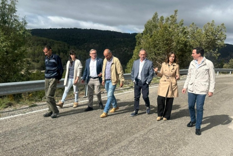 La Diputación de Teruel mejora la carretera de Tramacastilla a Villar del Cobo con una inversión de 4,5 millones de euros