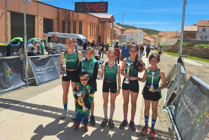 Más de 120 niños visten el XXXVII Cross La Estrella de Mosqueruela