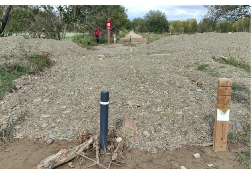La Comarca del Jiloca recupera los puntos de la vía verde afectados por la dana