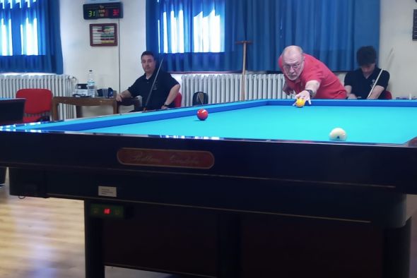 Casino Teruel busca afianzar su segunda plaza en la liga aragonesa de billar